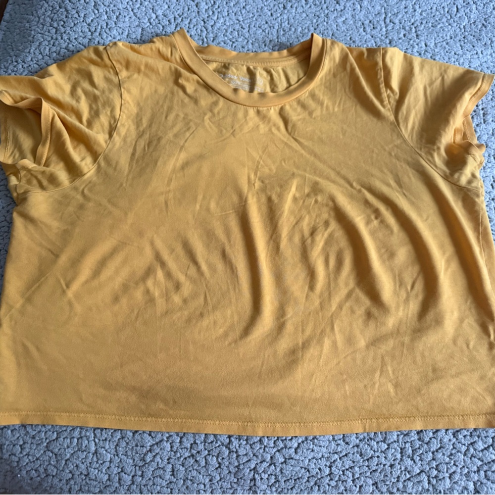 Outdoor voices Yellow Short Sleeve T-Shirt everyday shortsleeve